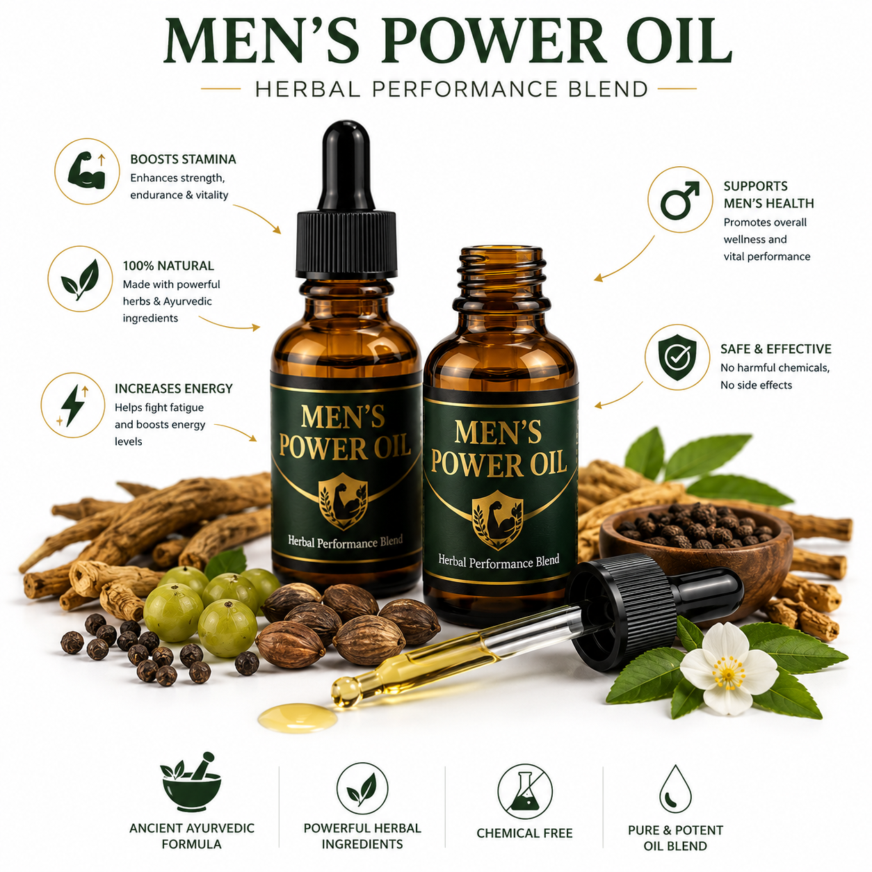 Men's Power Oil( Tila Oil For Man Power)